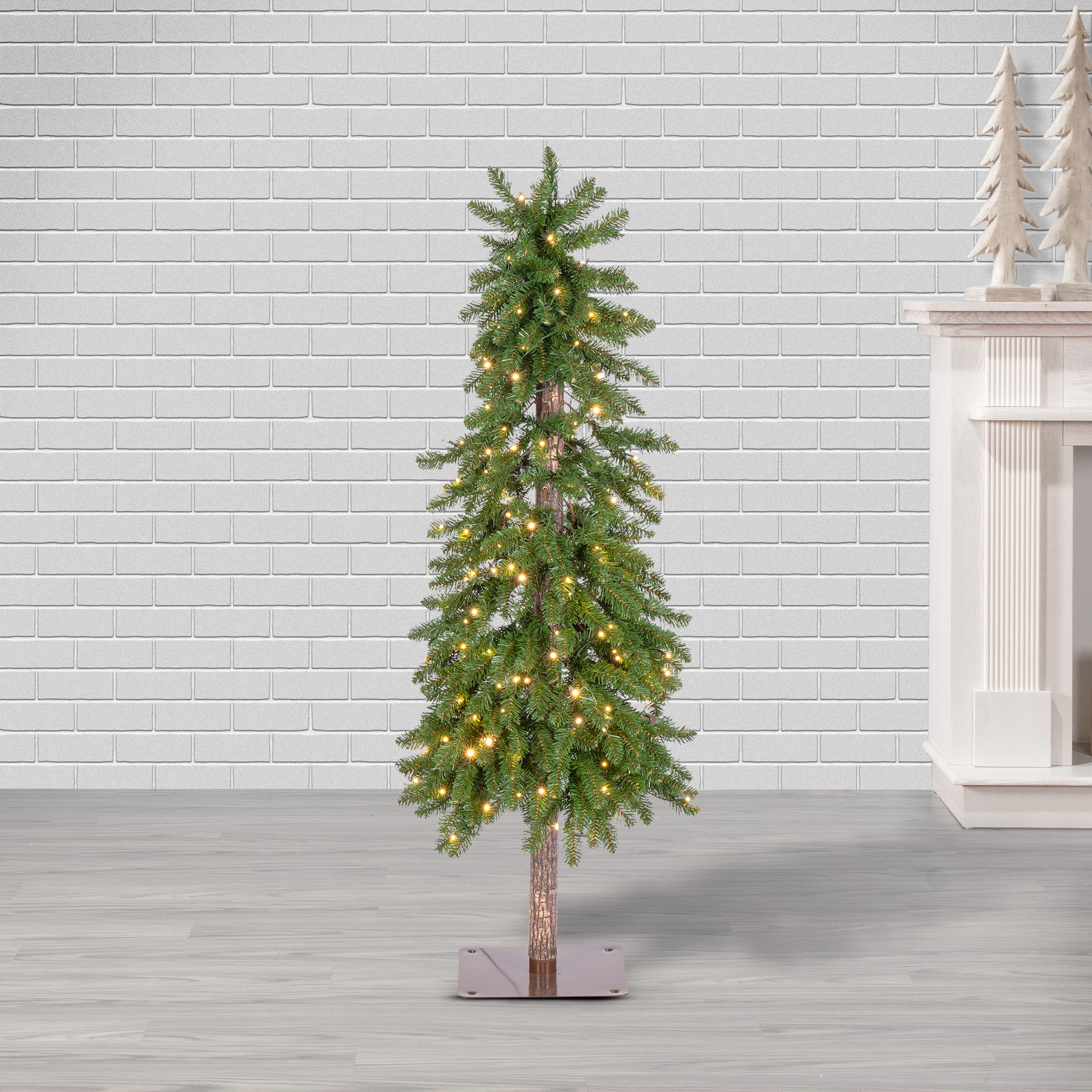 Sterling Stunning 5 Foot Prelit Alpine Tree with Dual Color LED Lights